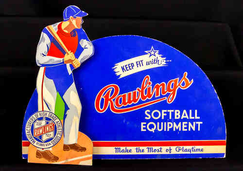 Rawlings Pop-up Softball Equipment Display