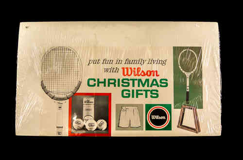 Wilson Christmas Gifts Ad, full color - Tennis