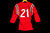 #21 Red Football Jersey