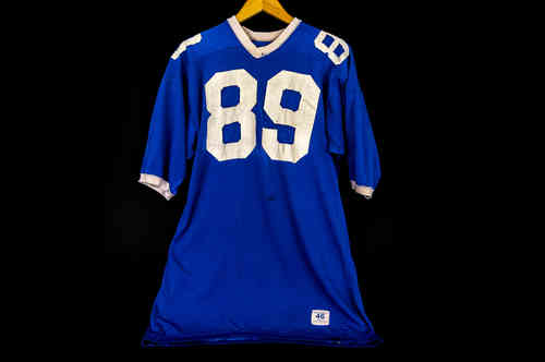 #89 Blue Champion brand Football Jersey