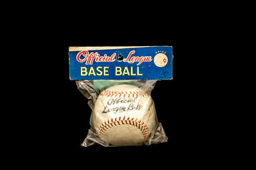 "Official League" Baseball in Package