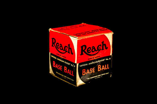 BOX ONLY: Reach Official American League No 0 Base Ball