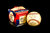J. DeBeer Energized Center League Ball Baseball No 68 in box