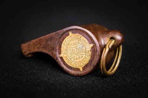 Early Spalding Celluloid Whistle - Acme Thunderer