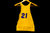 #21 Boys' Medium Purple and Gold Post Basketball Uniform Set