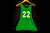 #22 Green Hirsch and Price Knit Basketball Jersey