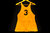 #3 Mustard-Gold Spalding Knit Basketball Jersey