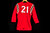 #21 Red Football Jersey