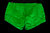 Green Tagless Satin Athletic Shorts