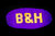 Purple Oval "B&H" Patch