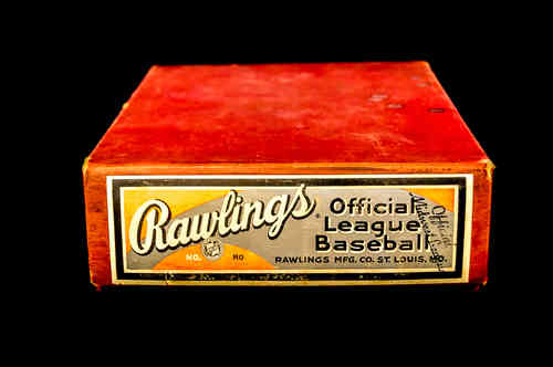 BOX ONLY: Rawlings Official League Baseball Master Box No. RO