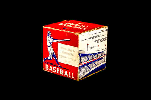 BOX ONLY: Witwer-Jones Co Official League Baseball No 923