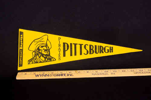 1950's Bazooka Pennant Pittsburgh Pirates 14"