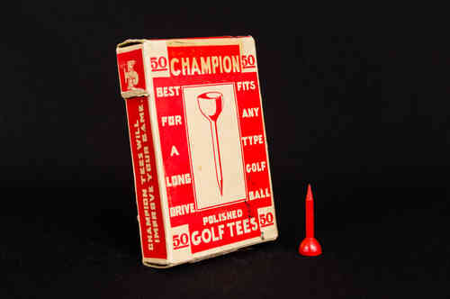 Champion Brand Polished Golf Tees In Box