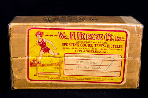 BOX ONLY: Wm. H. Hoegee Co. Inc. Sporting Good Shipping Box