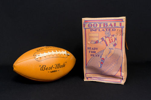 Unbranded "Best-Made" Leather Football in Box