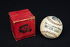 1920's Buster Brown Shoes Red and Green Seam Baseball